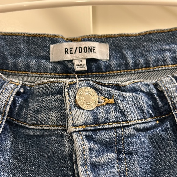 RE/DONE 90s High Rise Ankle Crop Jeans - Picture 4 of 9